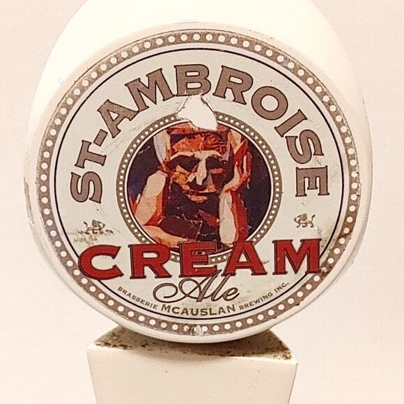 St. Ambroise Beer Tap Handle McAuslan Brewery Cream Ale TALL - Picture 5 of 6